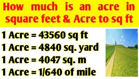 Square Feet to Acres - How to Convert Square Feet to Acres - CC