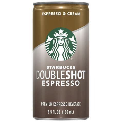 (12 Cans) Starbucks Doubleshot Espresso & Cream, 6.5 fl oz - Walmart ...