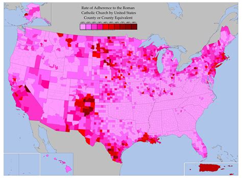 Catholics in America | Map, Cartography, Economic geography