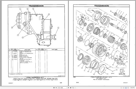 CAT Forklift V1100 Spare Parts Manual