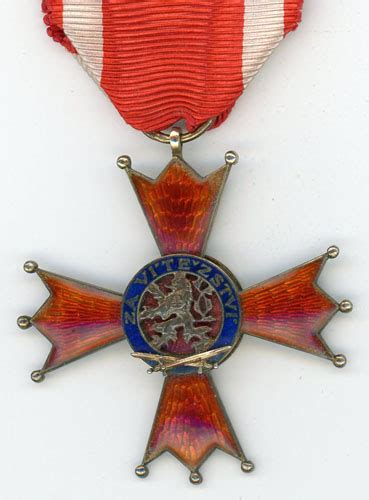 Czechoslovakia. Cross of the Military Order of the White Lion for ...