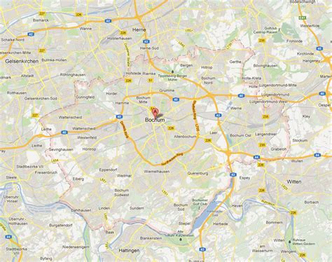 Bochum Map - Germany