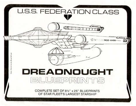 Star Trek Blueprints: U.S.S. Federation Class Dreadnought