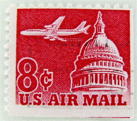 Fluidr / stamp USA air mail 8c Poste aérienne bollo US Postage Capitol ...