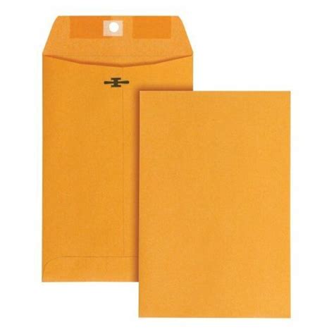 Office Depot® Brand 6" x 9" Manila Envelopes, Clasp Closure, Brown ...