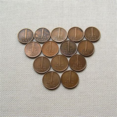 1 Cent Dutch Coin Nederland Coins Vintage Dutch Coins Coins - Etsy