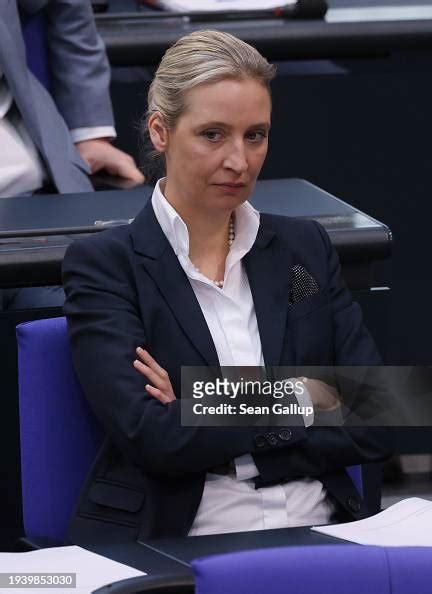 Alice Weidel, co-leader of the far-right Alternative for Germany... Nachrichtenfoto - Getty Images