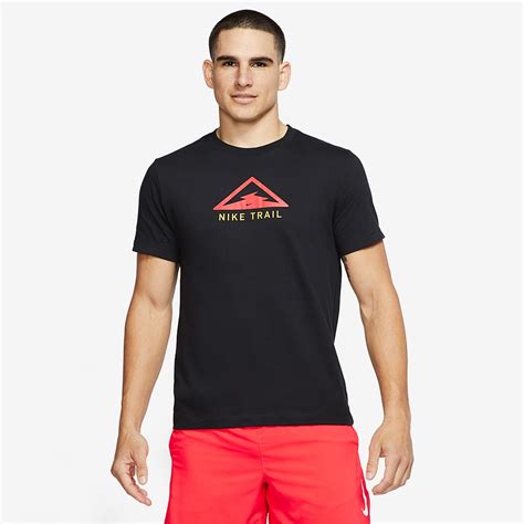 Nike Dri-Fit Trail T-Shirt - Black - Mens Clothing | Pro:Direct Running