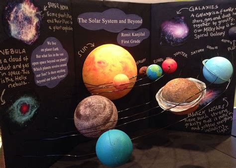 Solar System and Beyond. | Solar system, Cool science fair projects, Science fair projects