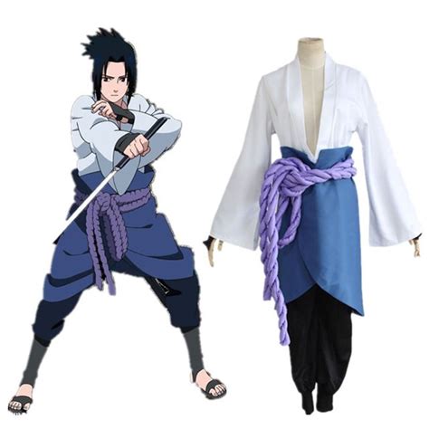 Naruto Shippuden Sasuke Uchiha Cosplay Costume | Naruto Fandom