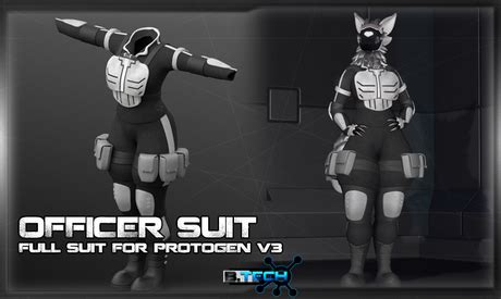 Second Life Marketplace - Protogen Officer Suit v3