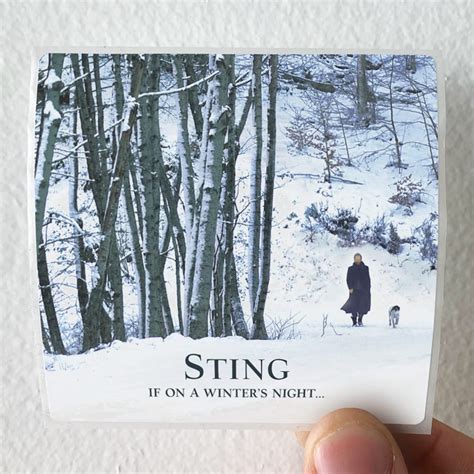 Sting If On A Winters Night 1 Album Cover Sticker