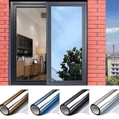 One Way Mirror Tint Window Film Privacy Protect UV Reflective Sun Block For Home | eBay