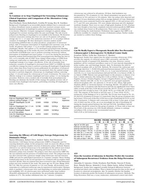 (PDF) Assessing the Efficacy of Cold Biopsy Forceps Polypectomy for ...