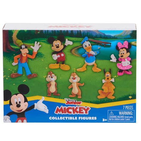 Snapklik.com : Mickey Mouse 7-Piece Figure Set, Mickey Mouse Clubhouse Toys, Officially Licensed ...
