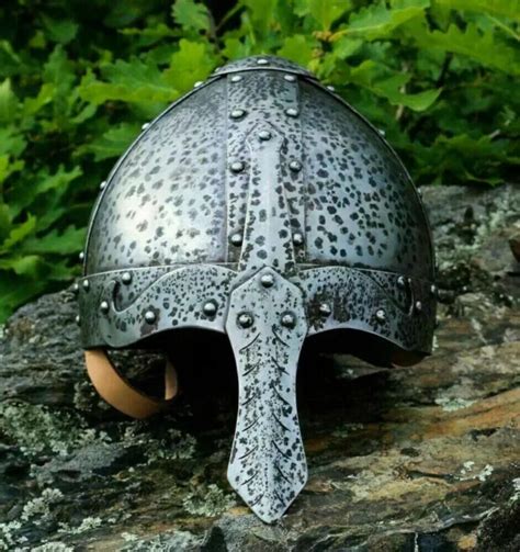 VIKING HELMET 18GA SCA LARP Medieval Viking Norman Nasal Helmet Knight Replica $89.00 - PicClick