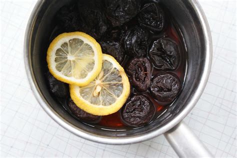 Stewed Lemon Prunes | Stewed prunes, Food, Food to make