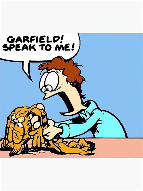 "Deflated Garfield" Sticker by therealjeff | Redbubble