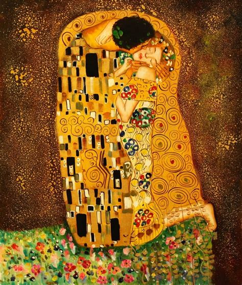 Picture of Gustav Klimt: The Kiss (1908)