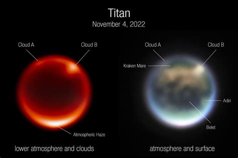 JWST detects clouds and weather patterns on Saturn's moon Titan | SYFY WIRE