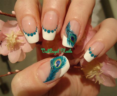 ValAngel Nails Art: Nail Art "peacock feather"