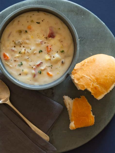 New England Clam Chowder | Soup recipe | Spoon Fork Bacon