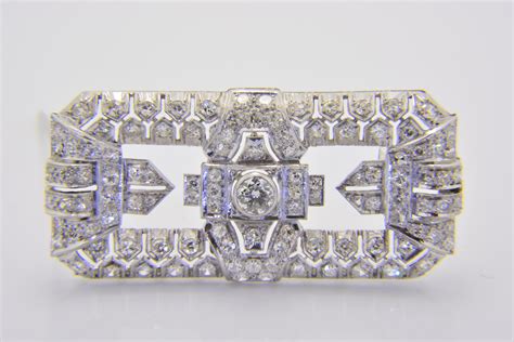 Art Deco diamond brooch | Diamond brooch | Jethro Marles