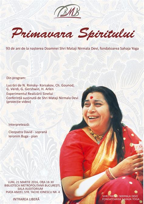 Sahaj Culture: Shri Mataji Nirmala Devi Day in Bucharest, Romania