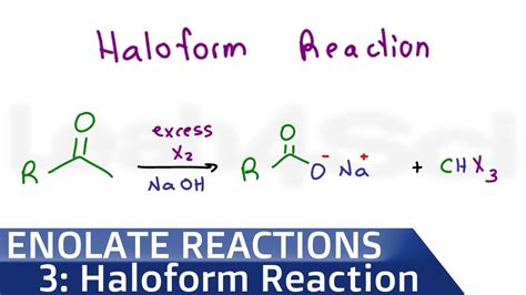 Haloform Reaction Mechanism and Iodoform Test - YouTube