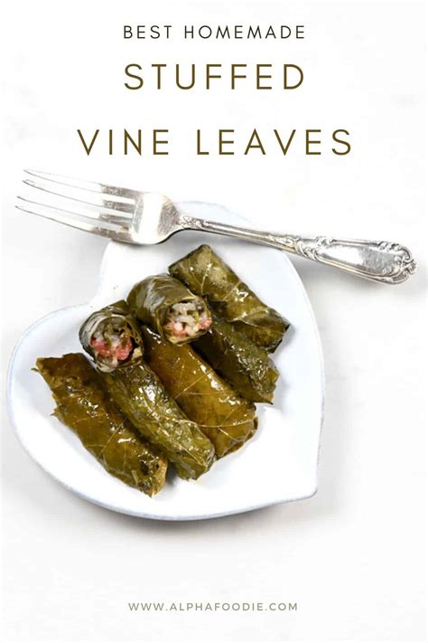 Best Stuffed Grape Leaves (Dolmas) - Alphafoodie