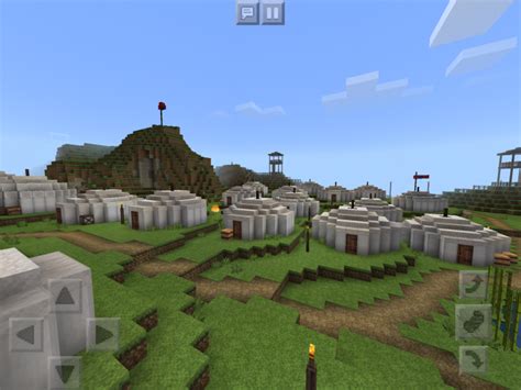 Mongolian Yurt Village - Minecraft PE Minecraft Map