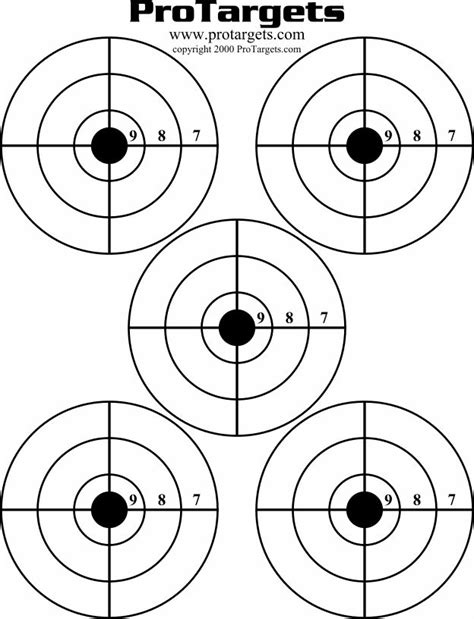 Printable Targets 11X17 - Printable Word Searches