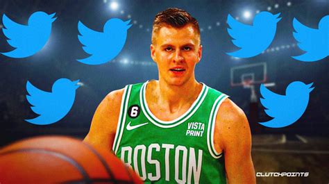 Kristaps Porzingis' first tweet as Celtics has fans fired up