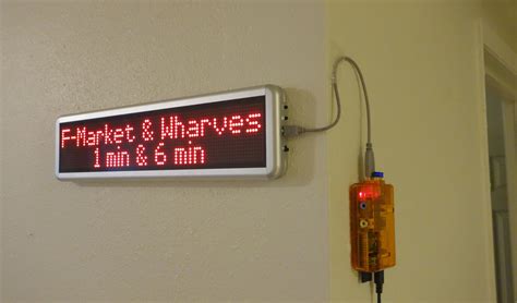 SF Muni LED Sign at Home with Raspberry Pi - A Foo walks into a Bar... - blog by Paul Shved ...