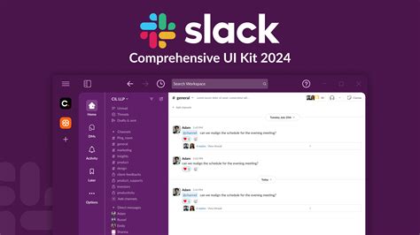 Slack UI Kit 2024 | Figma