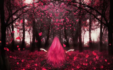 Pink Forest Widescreen Wallpapers 25815 - Baltana