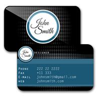 Business Cards Designing Software make visiting corporate commercial marketing cards