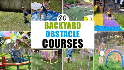 20 Amazing Backyard Obstacle Courses - Happy Toddler Playtime