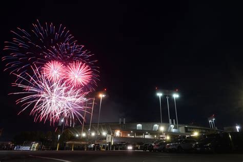 Four fans inside A's stadium injured by bullet fragments during postgame fireworks show - Yahoo ...