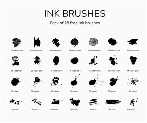 Awesome Photoshop ink brushes you should start using