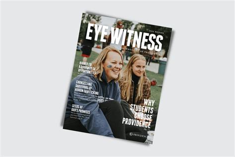 Eye Witness Magazine is Now Available - Providence University College and Theological Seminary