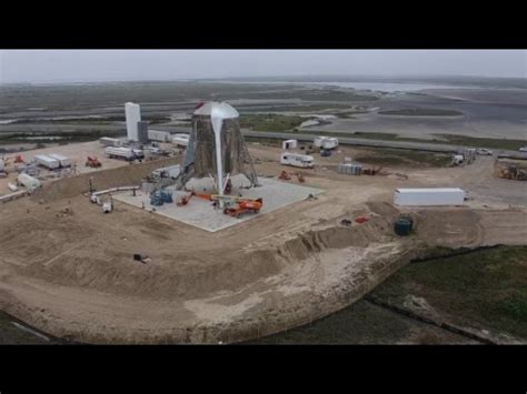 Live drone view of Hopper at SpaceX Boca Chica launch pad : SpaceXLounge
