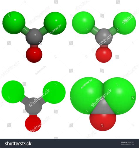 Phosgene Chemical Warfare Agent Molecule Chemical Stock Illustration 98787497 | Shutterstock