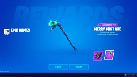 Fortnite Minty Axe Pickaxe Codes: How to get Merry Mint Pickaxe Codes ...