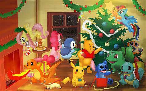 🔥 [80+] Pokemon Christmas Wallpapers | WallpaperSafari