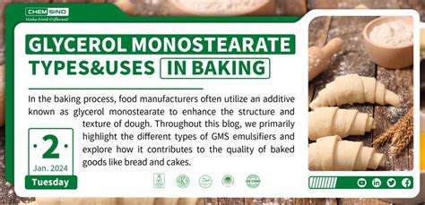 Common Uses of Glycerol Monostearate in Food and Cosmetics