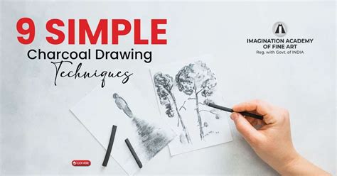 9 Simple Charcoal Drawing Techniques - Charcoal Painting Tips