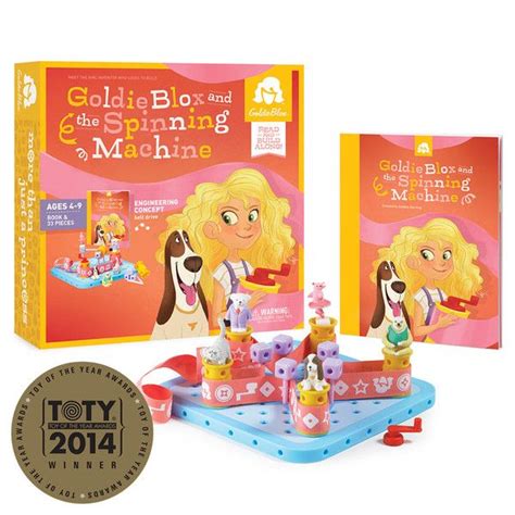 GoldieBlox and theSpinning Machine | Stem toys, Award winning toys, Clever kids