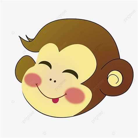 Gambar Clipart Muka Monyet Tersenyum Kartun, Monkey Face Clipart, Muka, Monyet PNG dan PSD untuk ...