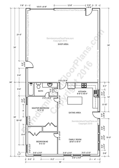 Elegant 40x60 Shop Plans with Living Quarters Check more at https://downtown-raleigh.com/40x60 ...